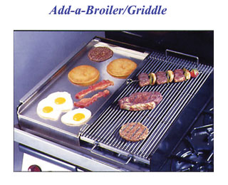 add a brolier griddle
